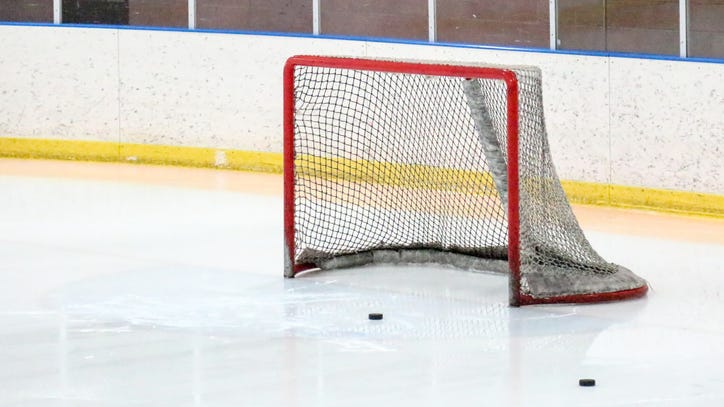 Hockey player collapses on ice, saved by college student working second day as an EMT