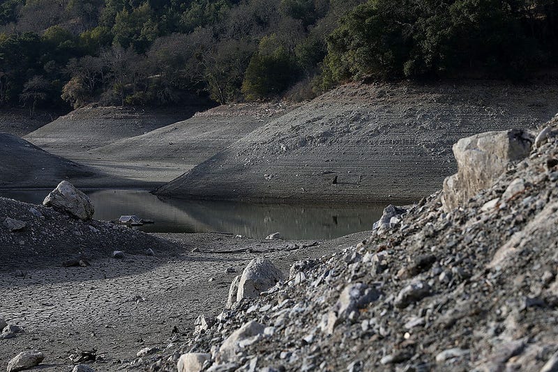 Santa Clara Reservoirs are at 80% empty.