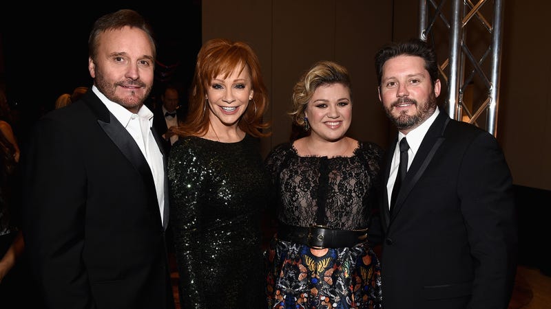 Narvel Blackstock, Reba McEntire, Kelly Clarkson, Brandon Blackstock