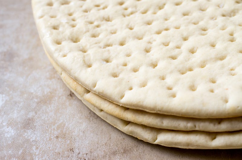 Pizza dough stock photo.