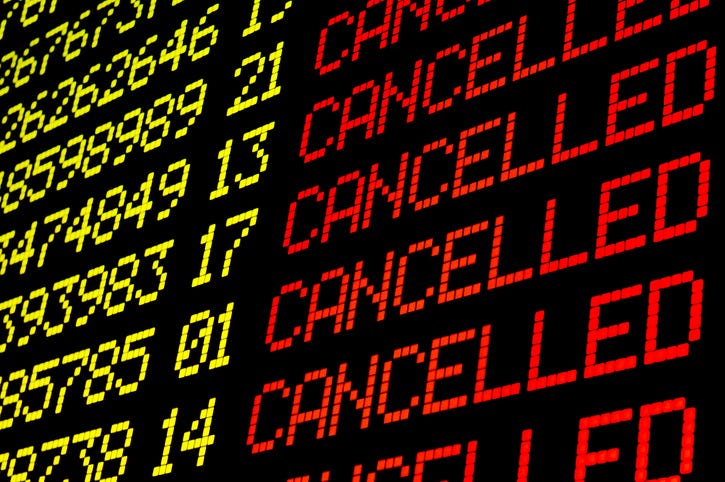 flight cancelled