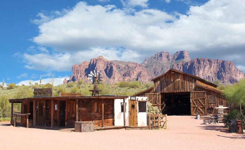 Ghost town stock photo. Not Eagle Mountain.