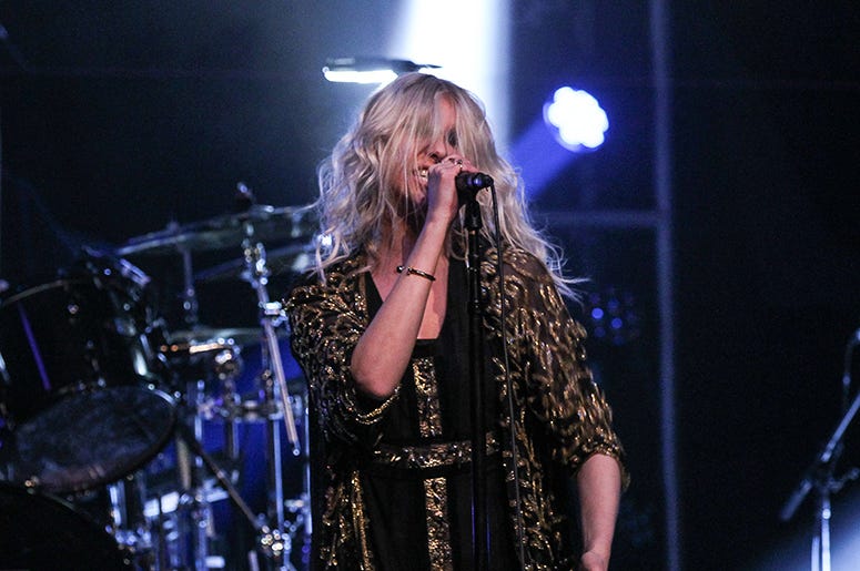 Taylor Momsen of the band The Pretty Reckless
