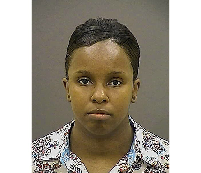 In this handout photo provided by the Baltimore Police Department, Sgt. Alicia White poses for a mug shot on May 1, 2015. White was arrested in connection with the death of Freddie Gray while in police custody. All charges were later dropped. 