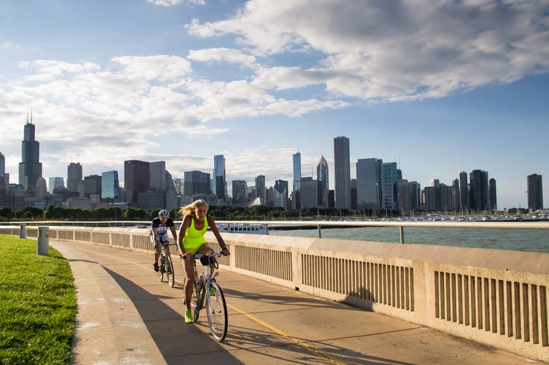 biking