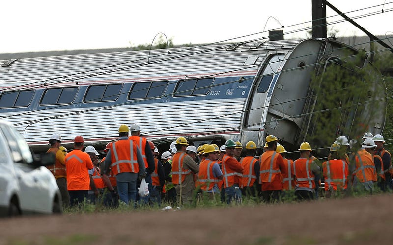 Amtrak Train Derailment in Philadelphia 2015