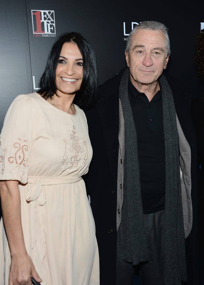 Kathrine Narducci and Robert De Niro attend Tribeca Film Istitute's 20th Anniversary Benefit Screening Of "A Bronx Tale" at Village East Cinema on February 24, 2014 in New York City.