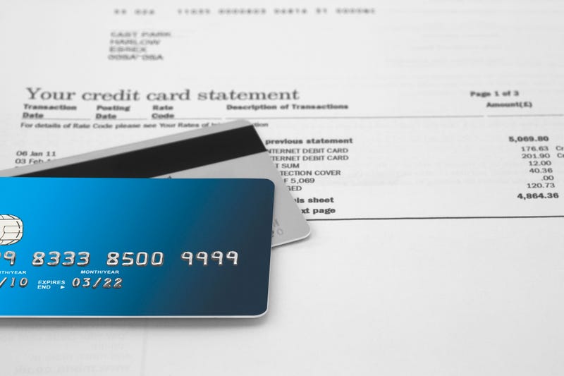 Credit card and credit bill