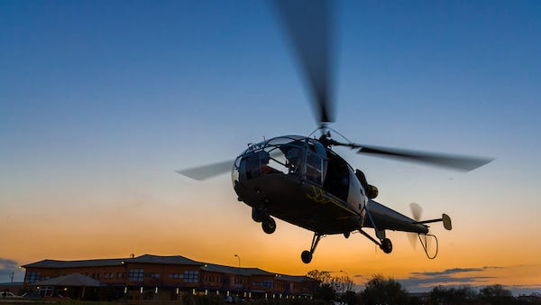 Michigan man steals helicopter to 'help free covid patients from hospital'