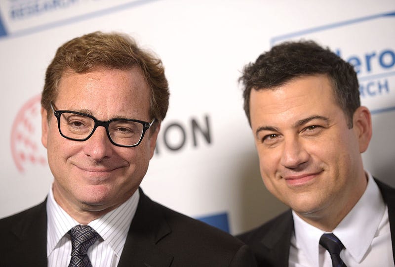 Bob Saget and Jimmy Kimmel 