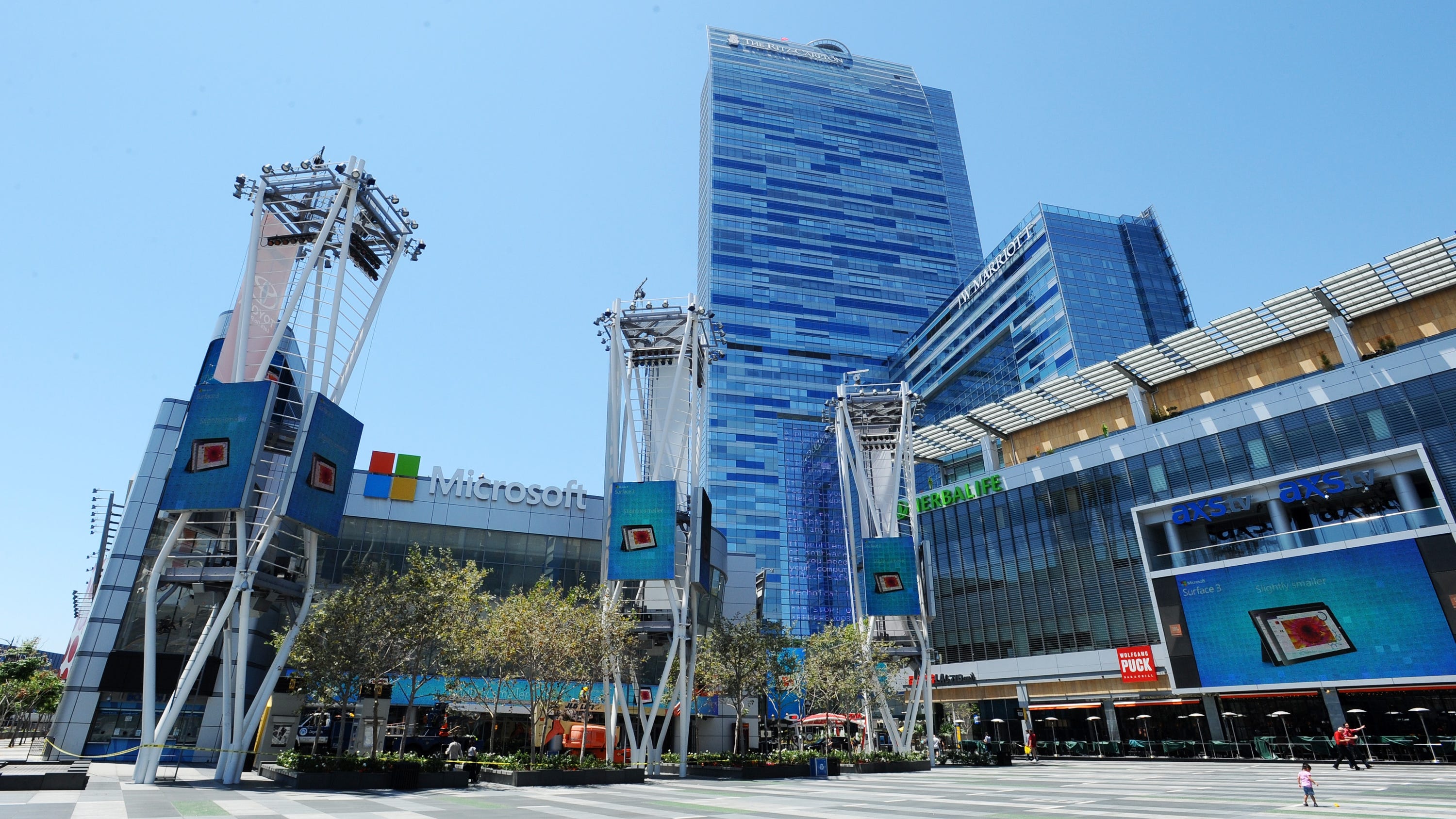 LA Live entertainment complex will be renamed Peacock Place