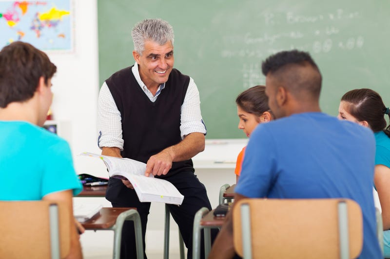 person teaching