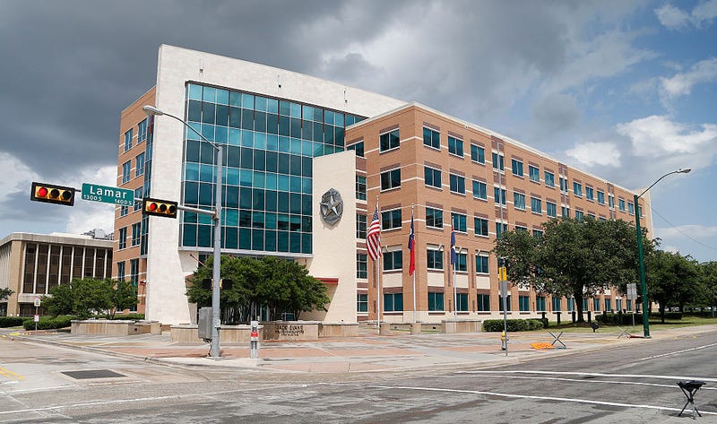 Jack Evans Police Headquarters is seen at 1400 S. Lamar Street is seen on June 13, 2015 in Dallas, Texas. 