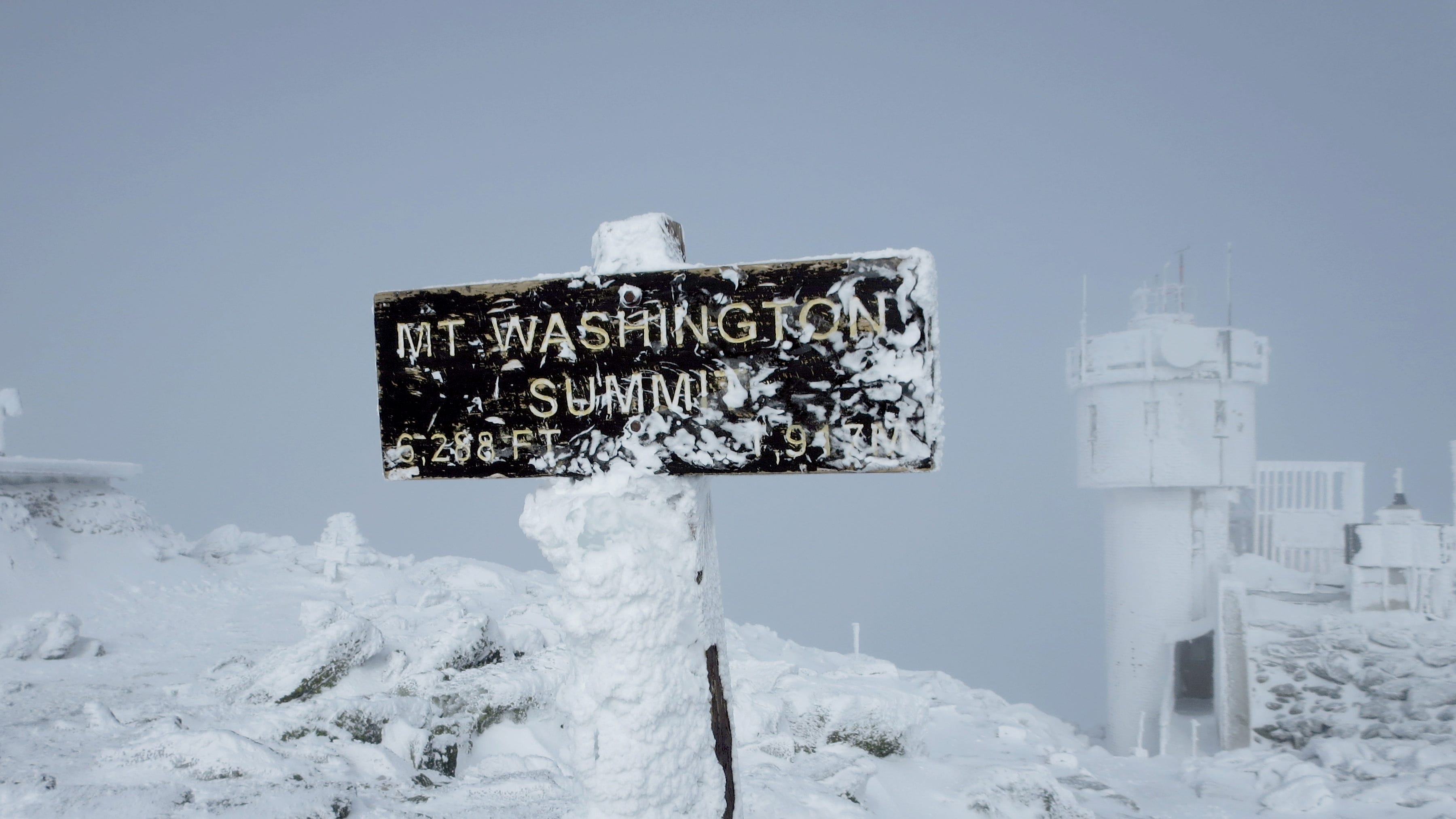 National wind chill record set on Mount Washington at 108 degrees below zero