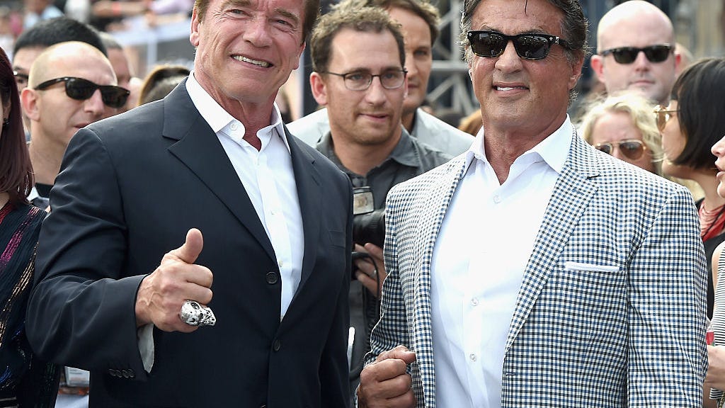 Sylvester Stallone says Arnold Schwarzenegger tricked him into starring in a ‘piece of junk’