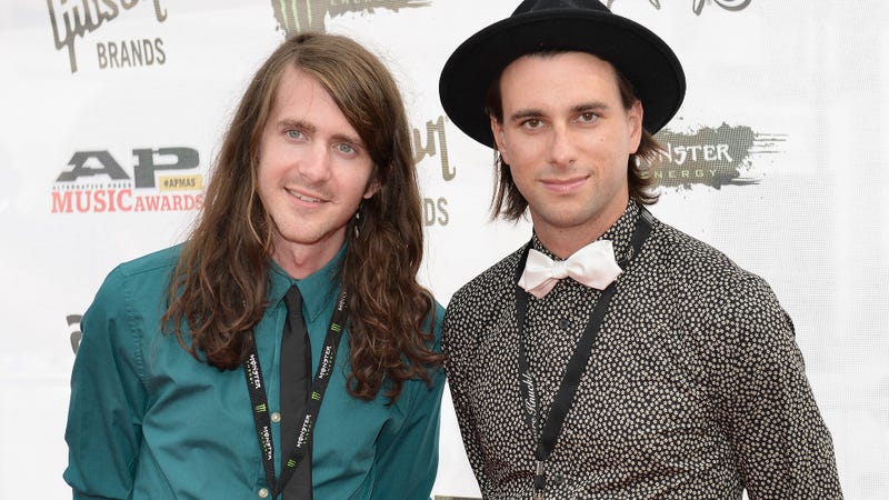 Derek Sanders and Alex Garcia of Mayday Parade