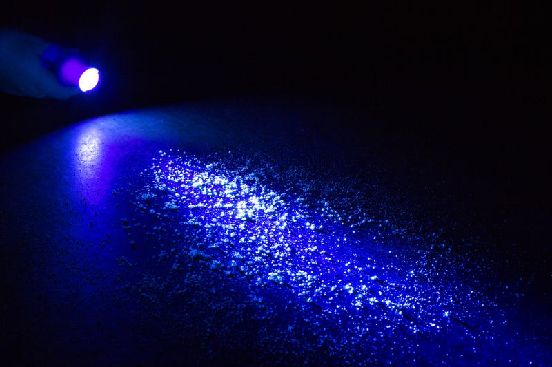UV flashlight inspection