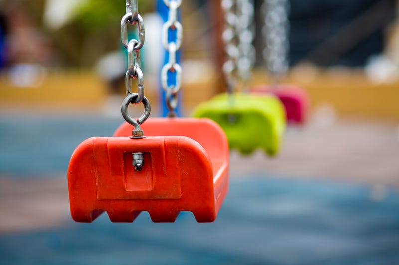 Swings on a playground