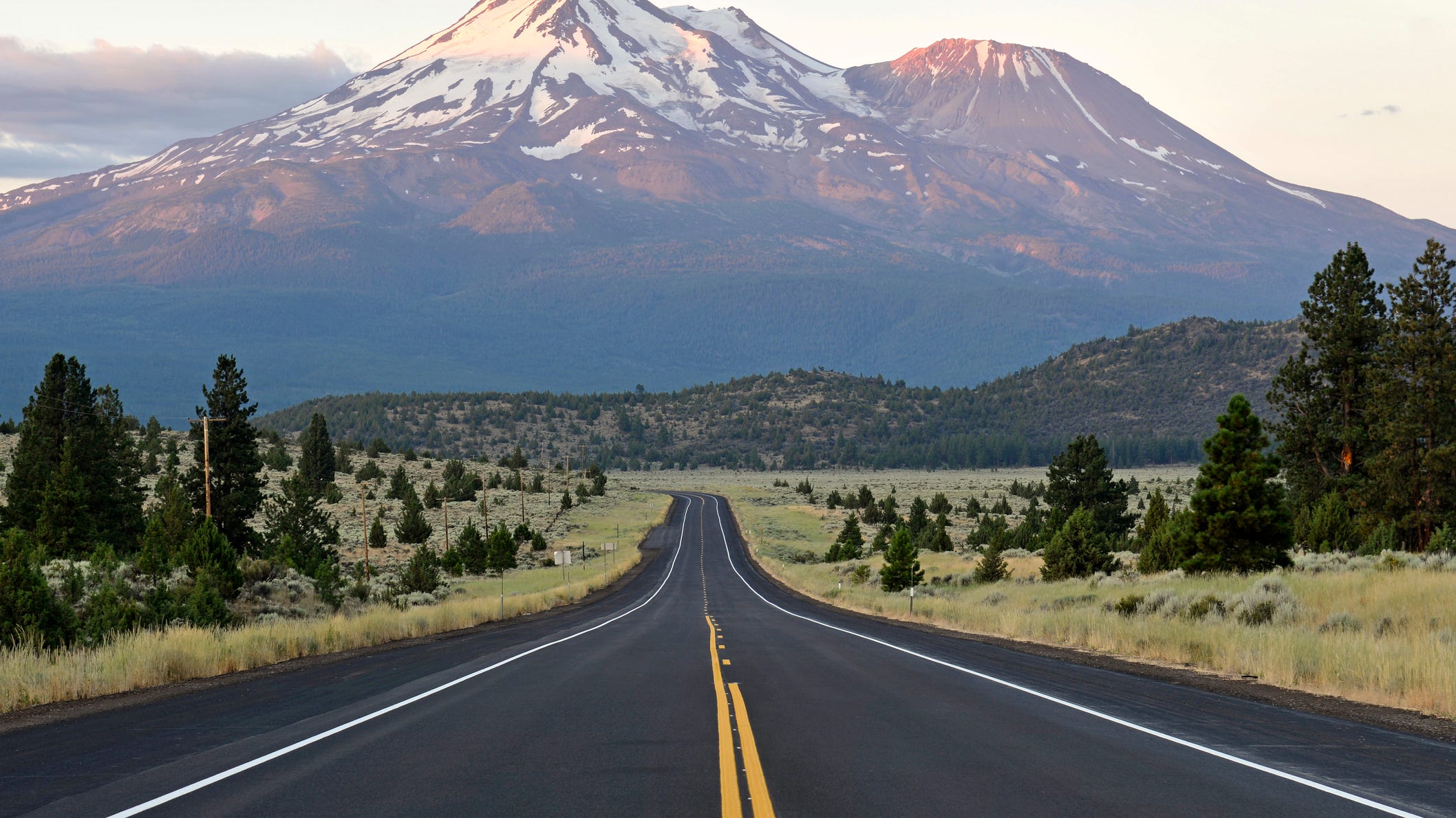 PHOTOS: Mt. Shasta's snow packed peaks are now stunningly bare