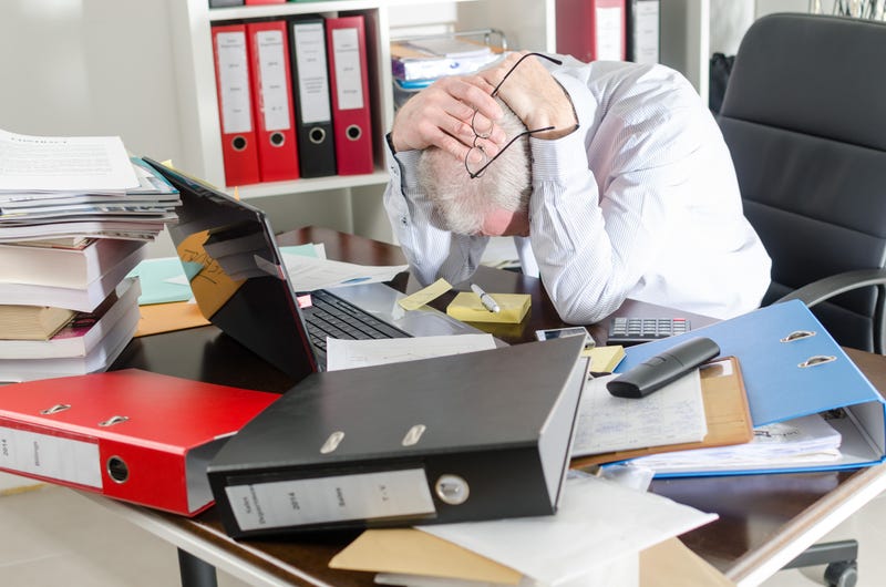 ‘The more clutter one has on one’s desk, in one’s office, the less productivity they have,’ says DePaul psychologist