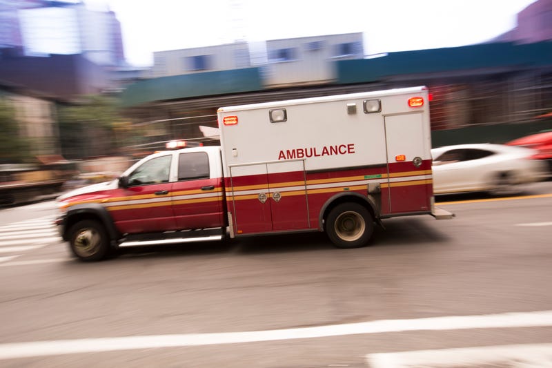 Ambulance hit by SUV while transporting gunshot victim near Scottsdale