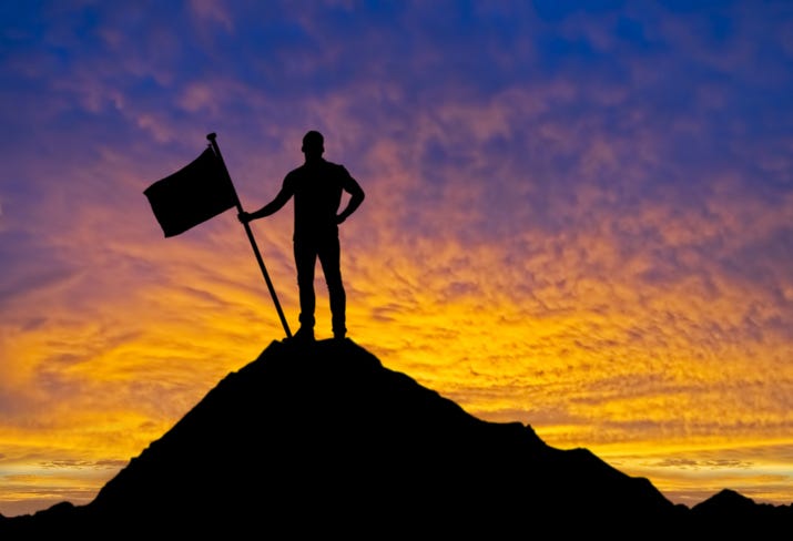 Reaching A Mountain Peak