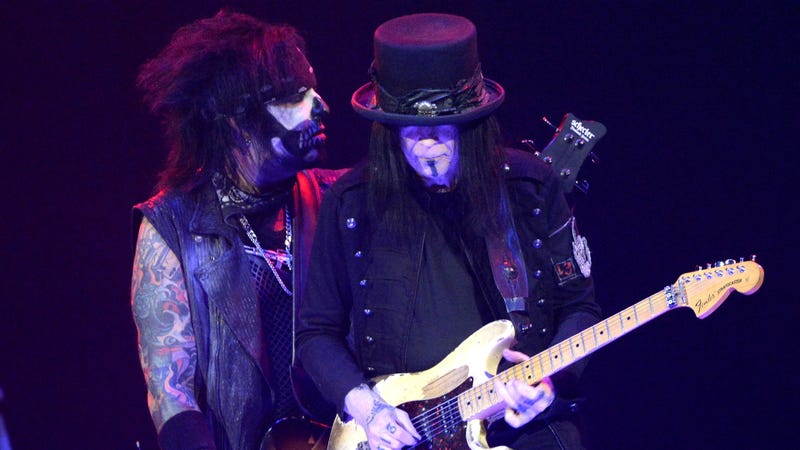 Nikki Sixx and Mick Mars