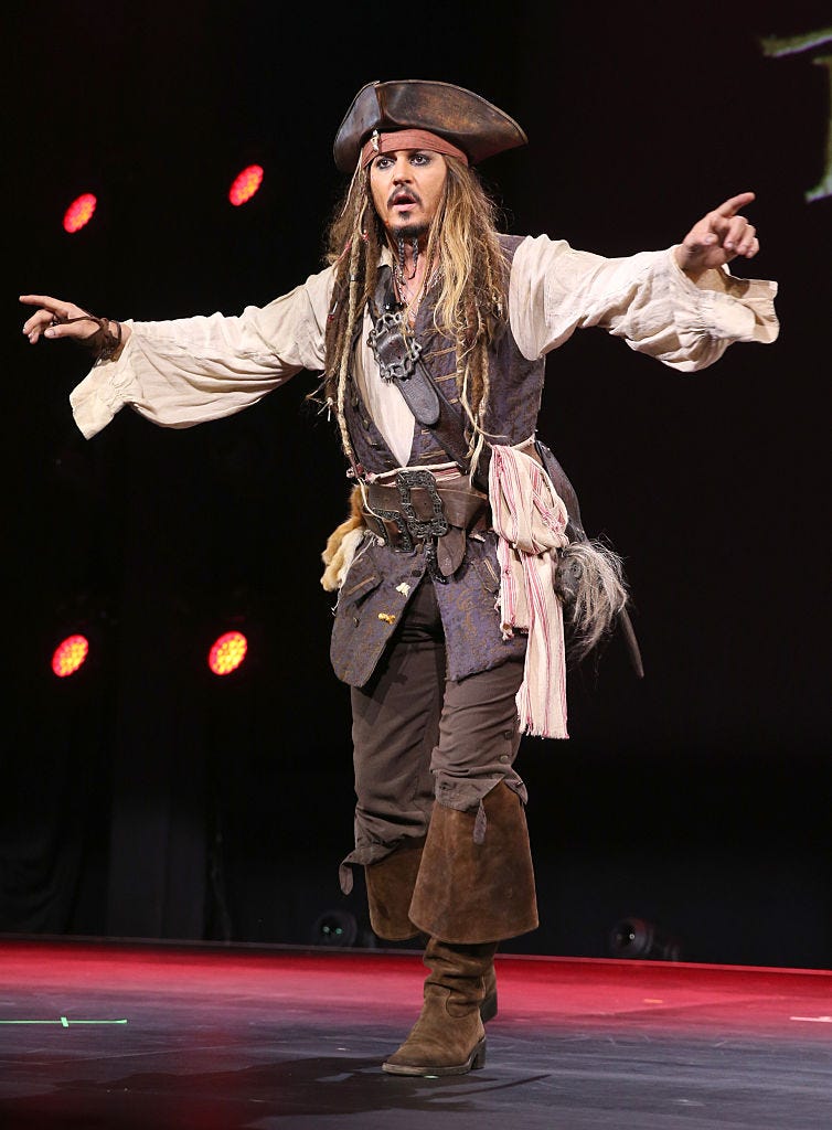 Johnny Depp as Capt. Jack Sparrow