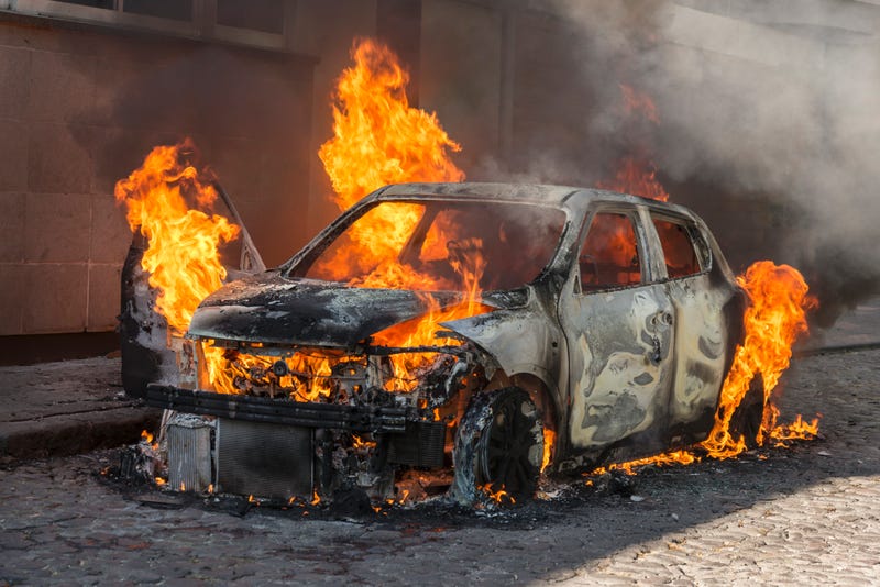 Car explosion