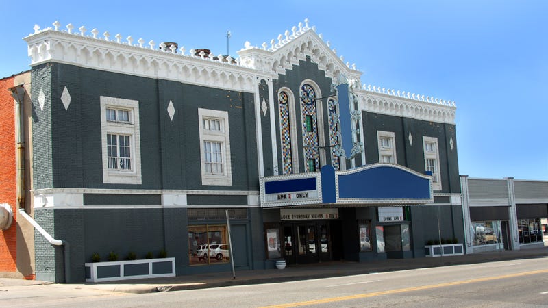 Crown Uptown Theatre in Wichita, KS - stock photo