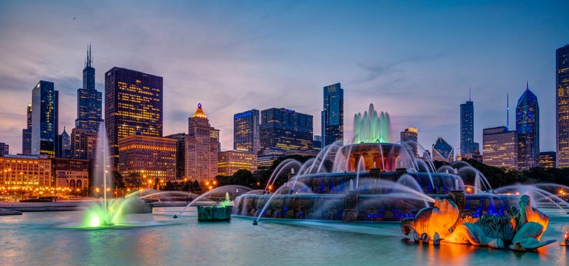 Buckingham Fountain and Skyline