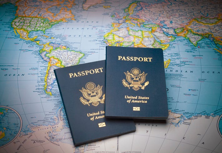 United States passports.