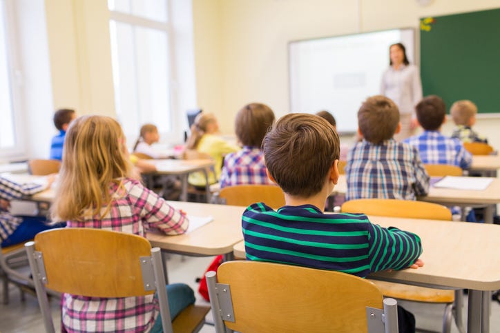 kids in school