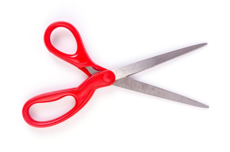Red scissors