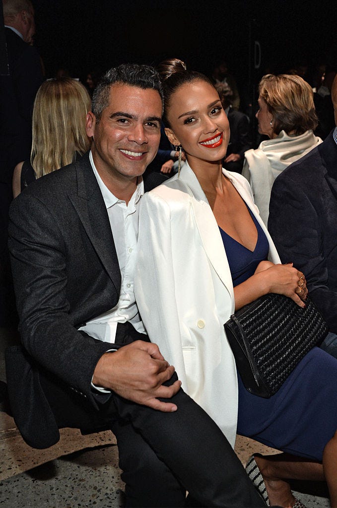 Warren and Alba, front row at New York Fashion Week in 2016