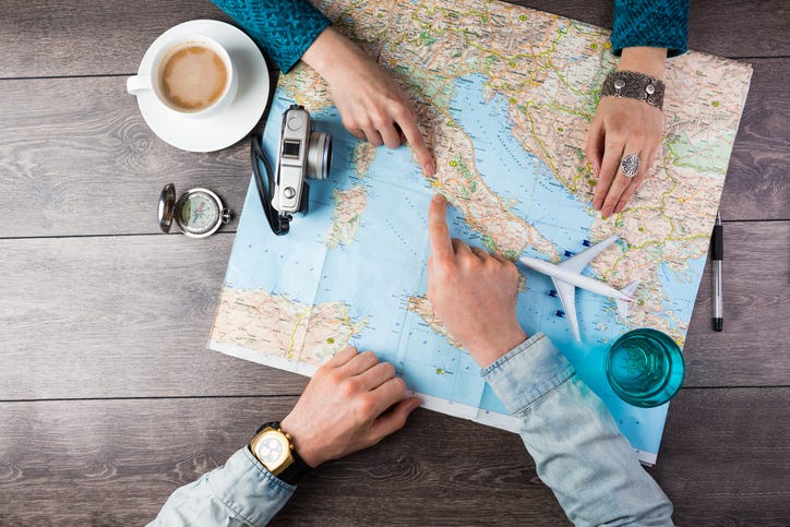 vacation map