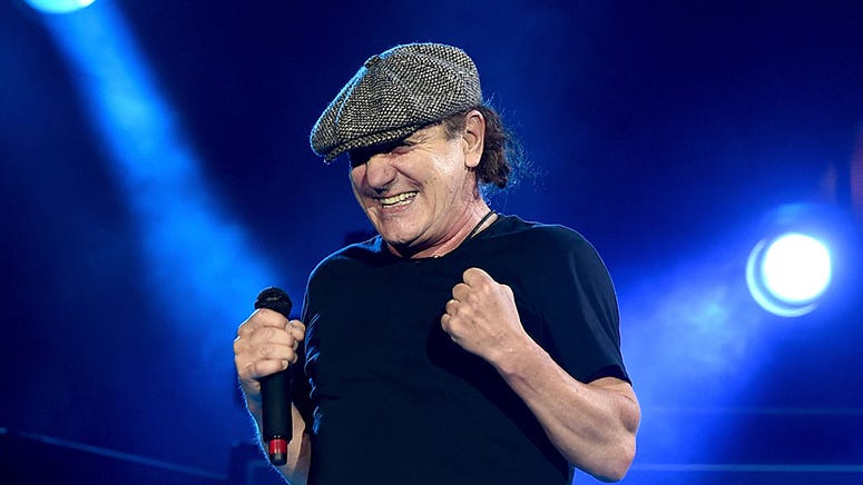 AC/DC's Brian Johnson reveals the reason he always wears his iconic cap