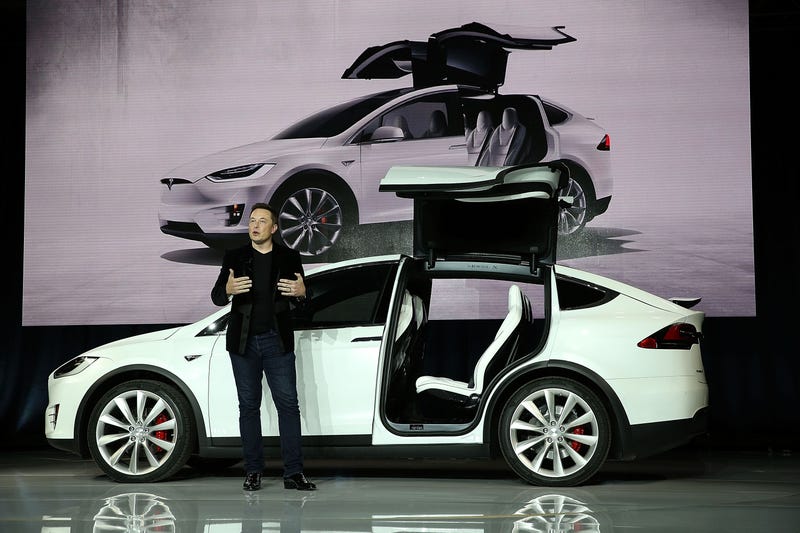 Tesla CEO Elon Musk speaks during an event to launch the new Tesla Model X Crossover SUV on September 29, 2015 in Fremont, California.