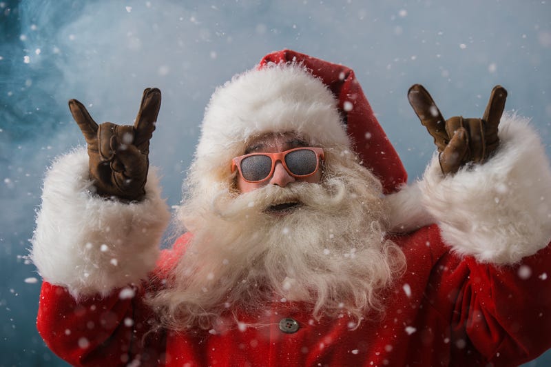 Santa ROCKS!