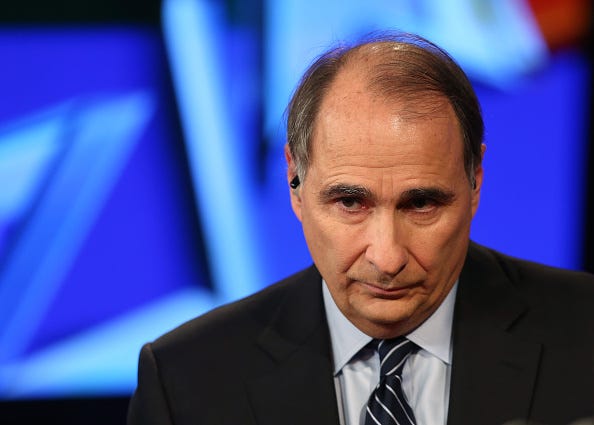 Political analyst David Axelrod attends a Democratic presidential debate sponsored by CNN and Facebook at Wynn Las Vegas on October 13, 2015 in Las Vegas, Nevada.