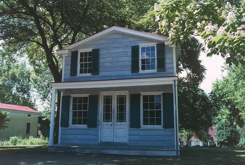 Building in the museum village of Historic Richmond Town, Staten Island. DeAgostini/Getty Images