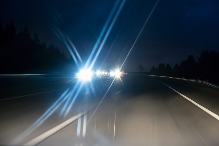 bright headlights
