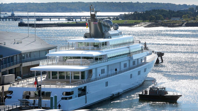 David Geffen's yacht Rising Sun