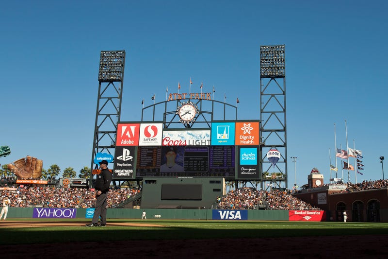 Fans fill the outfield bleachers for a sold-out crowd to watch the San Francisco Giants the Colorado Rockies in the seventh inning at AT&T Park on October 3, 2015 in San Francisco, California. 