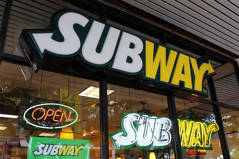 Subway storefront
