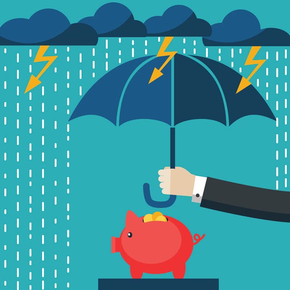 Saving for a natural disaster