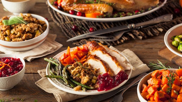 74% of Americans would be fine with a Thanksgiving plate of nothing but sides