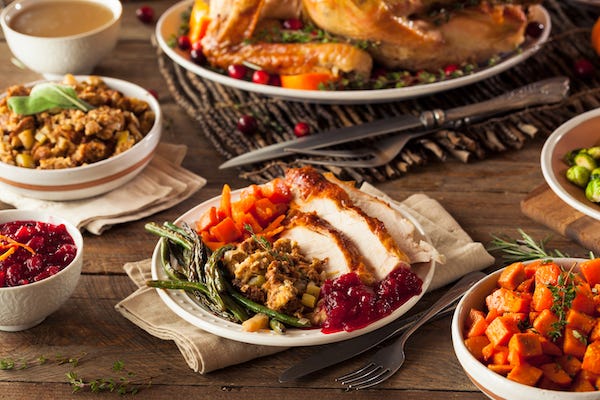 Thanksgiving plate