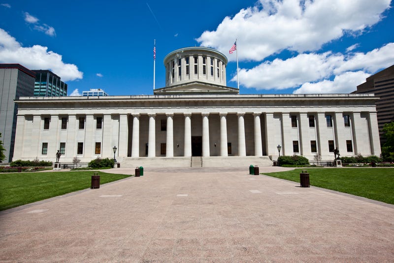 The Ohio Statehouse in Columbus, Ohio