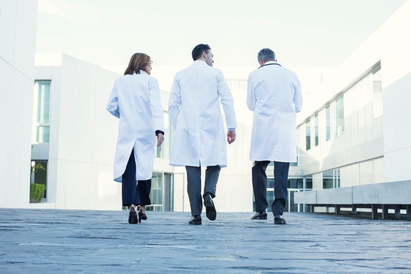 Doctors talking together. 